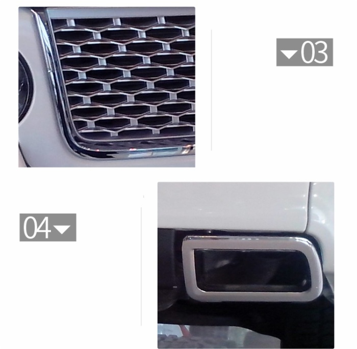 body kit auto parts front bumper grille headlights tail light year 2005-2009 for Land Rover Range Rover Vogue