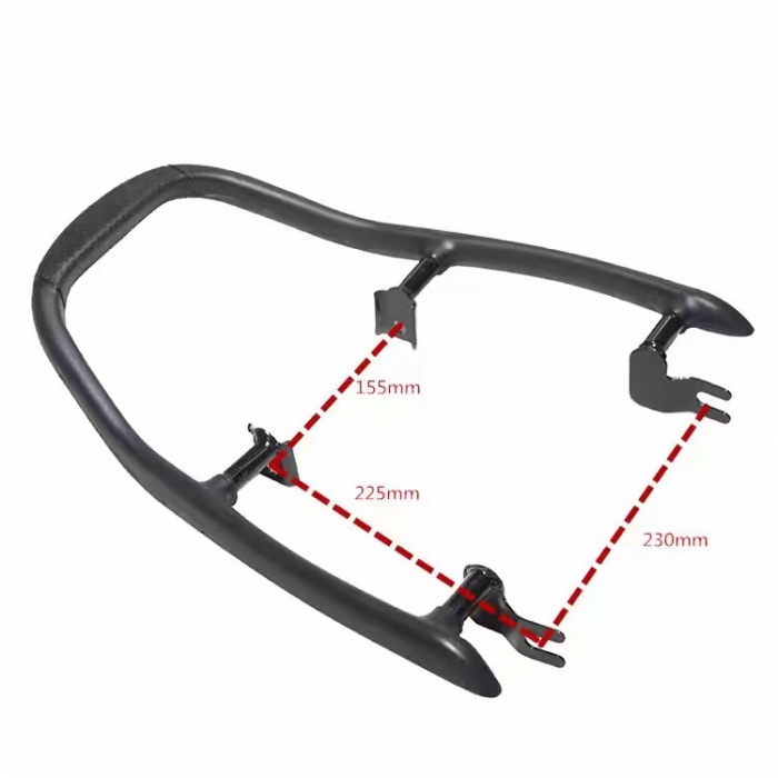Rear tailstock armrest
