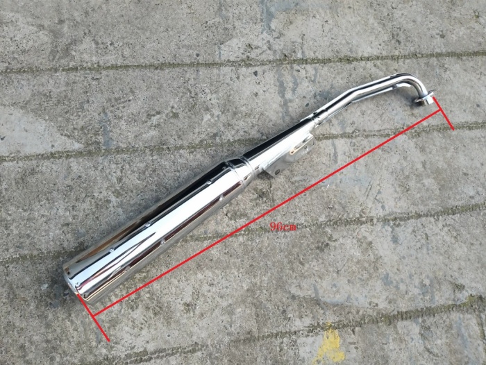 Exhausted pipe muffler