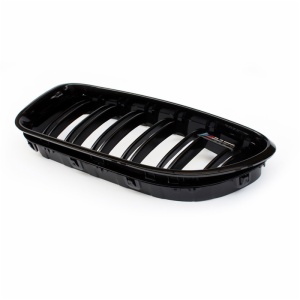 ABS plastic gloss black dual slat front grille for BMW 6 series F06 F12 F13 2011 2016 M6 style grille