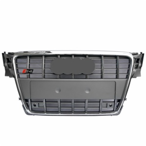 08-12 Audi A4 body kit RS4 / S4 abs black mid-net grille boutique modification