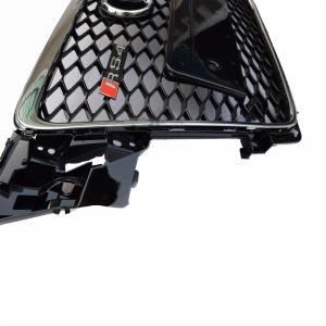 08-12 Audi A4 body kit RS4 / S4 abs black mid-net grille boutique modification
