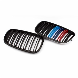 2007-2013 BMW X5 E70 X6 E71 three-color bright black front bumper grille