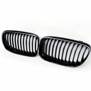 2008-2011 BMW old 3 Series E90 modified single-line model light black matte black front grille