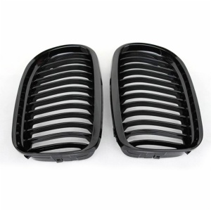 2008-2011 BMW old 3 Series E90 modified single-line model light black matte black front grille