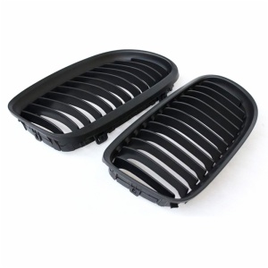 2008-2011 BMW old 3 Series E90 modified single-line model light black matte black front grille