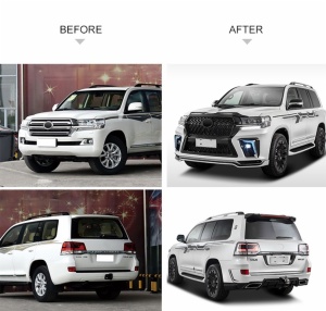 Land Cruiser 200 E Model front & rear bumper assembly grille and exhaust pipe year 2016 2017 2018