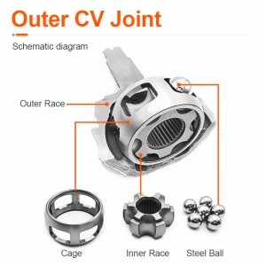 49691-1F000 Auto Parts Rear Outer Drive Shaft Cv Joint for Kia Sportage 2004