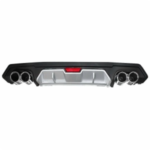 PP Material Black/Carbon Fiber Universal Front Lip