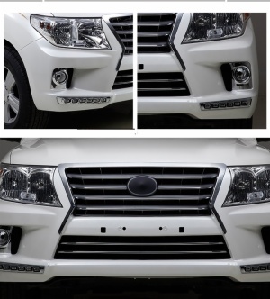 body kit include headlights running board front bumper and grille fog lamp year 2010-2015 for Toyota Land Cruiser200