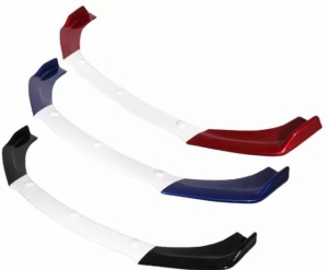 PP Material Black/Carbon Fiber Universal Front Lip
