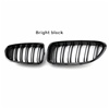 ABS plastic gloss black dual slat front grille for BMW 6 series F06 F12 F13 2011 2016 M6 style grille