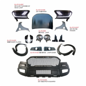 ABS Steel 4*4 Auto Body Kits For FORD Ranger T6 2012 Update To T8 Car Body Parts