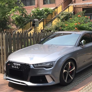 Audi 09-18 A7 body kit upgrade and modification RS7 front and rear bumper side skirt tail lip