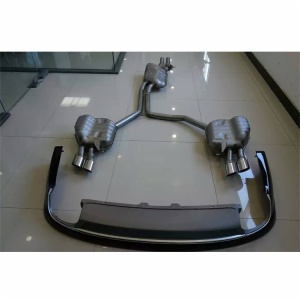 Audi A8 body kit modification and upgrade RS8 front and rear bumpers