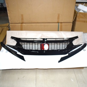Auto parts body kit car front insurance grill for honda civic 2016 fc fk