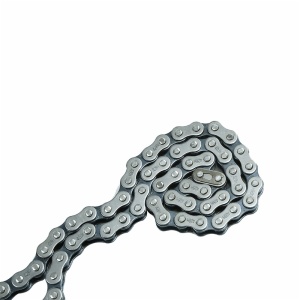 AX100 motorcycle parts 40mn steel black and yellow color 428 motorcycle roller chain