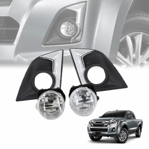 Black Shell Fog Light For Lamp For ISUZU D-MAX Rodeo V-cross Hi-Lander Pickup 2019