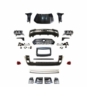 black style upgrade facelift grille with lc200 headlam rear light 2008-2015 body kit for Toyota Land Cruiser 200 Model