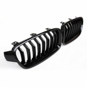 BMW 3 Series F30 F35 modified ABS bright black front bumper grille 320lim 328