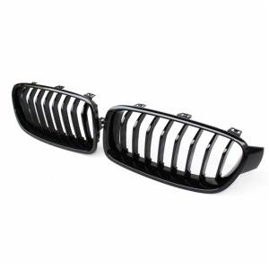 BMW 3 Series F30 F35 modified ABS bright black front bumper grille 320lim 328