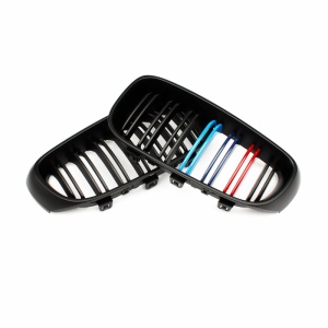 BMW 3 Series GT F34 to change the mesh double line three-color bright black matte black mesh decoration grille