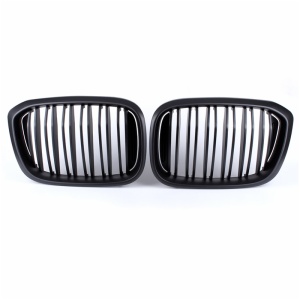 BMW X3 X4 G01G02 bright black mid-net front air intake grille
