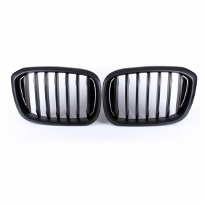 BMW X3 X4 G01G02 bright black mid-net front air intake grille