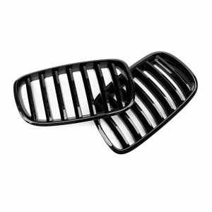 BMW X5 E70 X6 E71 ABS plastic shiny black front bumper grille