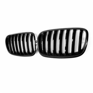 BMW X5 E70 X6 E71 ABS plastic shiny black front bumper grille