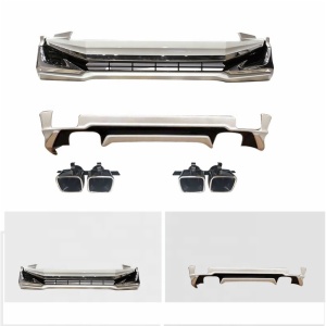 body kit include front&rear bumper lip spoiler and exhaust pipe auto parts for 2018 Toyota Prado fj150 Model