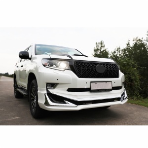 Body kit include front&rear bumper lip spoiler and exhaust pipe for 2018 TOYOTA PRADO M MODEL