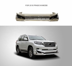 Body kit include front&rear bumper lip spoiler and exhaust pipe for 2018 TOYOTA PRADO M MODEL