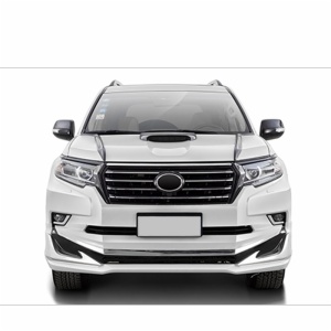 Body kit include front&rear bumper lip spoiler and exhaust pipe for 2018 TOYOTA PRADO M MODEL