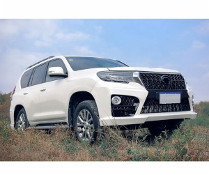 Body Kit include front&rear car bumpers grille with fender hood 2010-2017 UPGRADE TO 2018 For Toyota Prado E Model