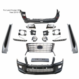 body kit include headlights running board front bumper and grille fog lamp year 2010-2015 for Toyota Land Cruiser200