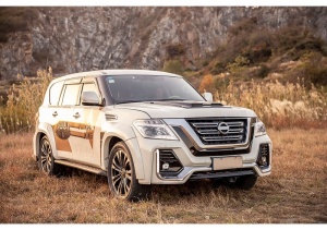 Body Kit include pp abs material front/rear bumper assembly for Nissan Patrol y62