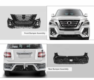 Body Kit include pp abs material front/rear bumper assembly for Nissan Patrol y62