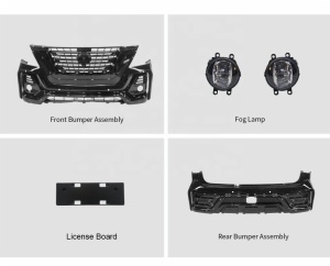 Body Kit include pp abs material front/rear bumper assembly for Nissan Patrol y62
