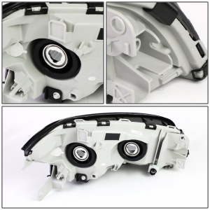 Chevrolet Chevy Malibu 2008 Headlight Black Housing Clear Corner