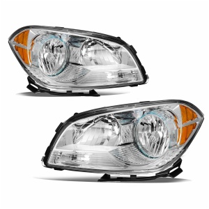 Chevrolet Chevy Malibu 2008 Headlight Black Housing Clear Corner