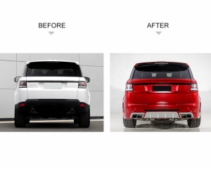 Body kits front rear bumper plate air-inlet grille DRL Case exhaust pipe for year 2014-2017 for Land Rover Range Rover SPORT