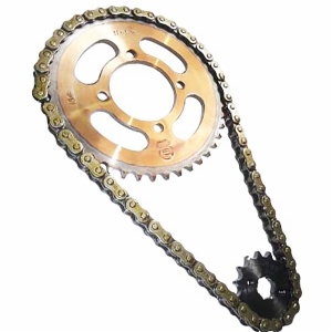 428-100L 38/15T motorcycle Chain and Sprocket kits for CG125
