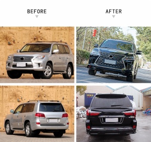 upgrade facelift headlamp rear light front&rear bumper body kit For 2021 LEXUS 570 LX570 Model