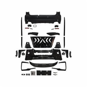Facelift Black Hawk Front/Rear Bumper Lip Grille Bodykit For 2010-2019 Nissan Patrol Parts Y62 Model