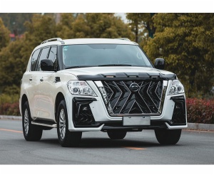 Facelift Black Hawk Front/Rear Bumper Lip Grille Bodykit For 2010-2019 Nissan Patrol Parts Y62 Model
