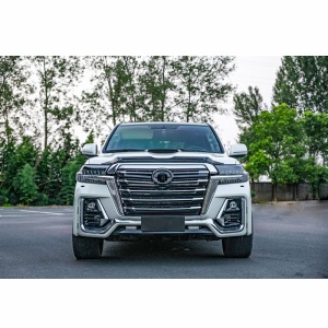 Facelift Bumper Design Headlight Bracket Mudguard Upgrade Body Kit For 2015-ON Land Cruiser Toyota LC200