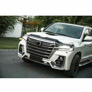 Facelift Bumper Design Headlight Bracket Mudguard Upgrade Body Kit For 2015-ON Land Cruiser Toyota LC200