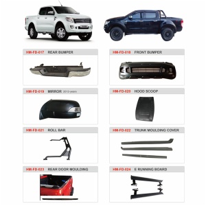 Ford 2012 ranger body kit headlight taillight grille side skirt