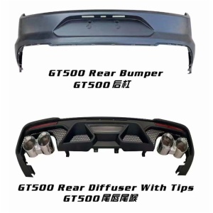 Ford Mustang Shelby GT500 Front Bumper Body Kit Upgrade Body Set Cobra logo